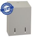 Pojemnik na papier toaletowy w listkach MERIDA  STELLA STONE GREY, pojemność do 900 szt., kamienny szary